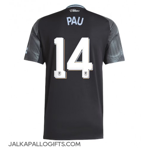 Aston Villa Pau Torres #14 Vieraspaita 2025-26 Lyhythihainen